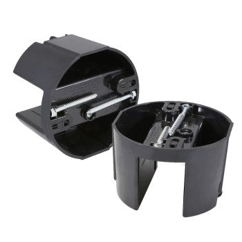 Cantex EZ12CF EZ BOX Residential Ceiling Fan Saddle Box, Black ~ 12