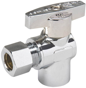 1/2X3/8  NL BRASS ANG BALL STOP