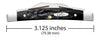Case Jigged Rough Black® Synthetic Small Congress