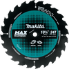 Makita 10‑1/4 24T Carbide‑Tipped Max Efficiency Circular Saw Blade, Framing