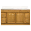 Walnut Ridge Cabinetry Vanity with Drawers  Appalachian Oak V6021D