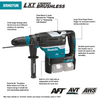 Makita XRH07ZKUN 36V (18V X2) LXT® Brushless 1‑9/16 SDS‑MAX Advanced AVT® Rotary Hammer, AFT®, AWS®, Tool Only