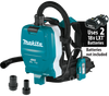 Makita XCV10ZX 36V (18V X2) LXT® Brushless 1/2 Gallon HEPA Filter Backpack Dry Dust Extractor, AWS® Capable, Tool Only