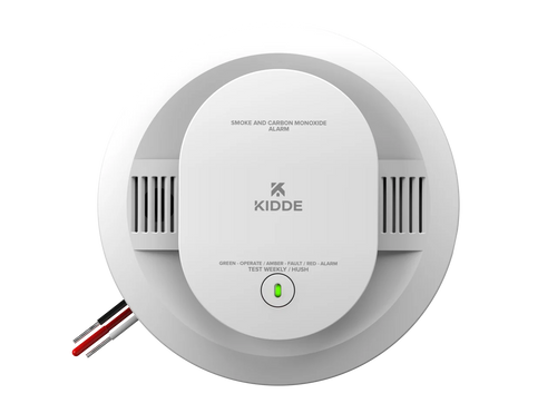 Kidde DETECT Combo Smoke + CO Alarm, Hardwired with AA Backup Battery