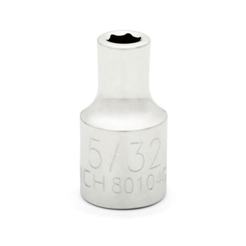 GearWrench 1/4 Drive 6 Point Standard Metric Socket mm