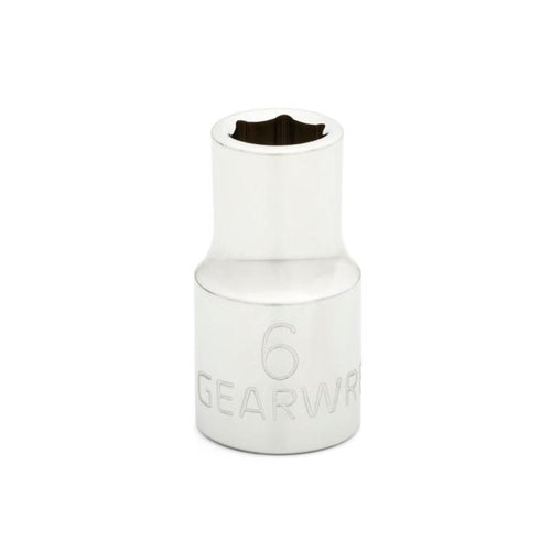 GearWrench 1/4 Drive 6 Point Standard Metric Socket mm