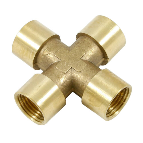 Forney Brass Cross 3/8 in NPT