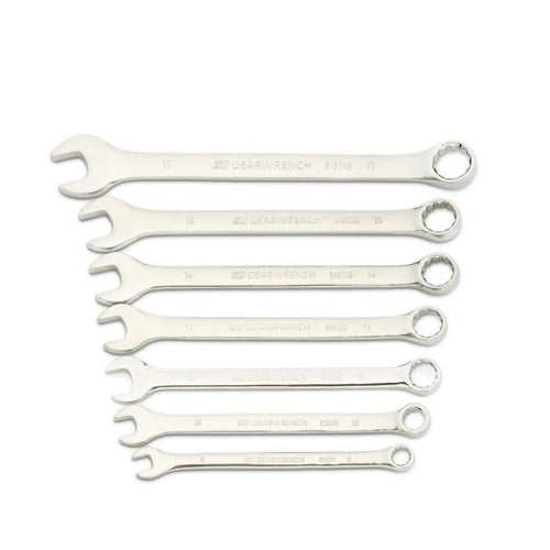 GEARWRENCH 9 Piece 12 Point Long Pattern Combination Metric Wrench Set with Tool Roll
