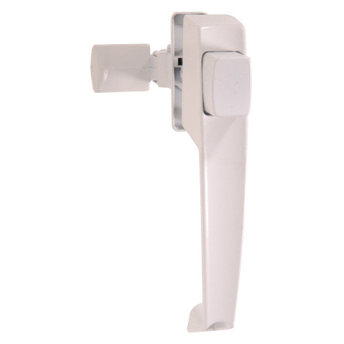 Hillman Hardware Essentials Pushbutton Latch White 1-1/4