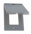 Teddico Teddico One Gang Cover for Vertical GFCI Devices