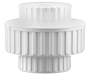 Boshart White PVC Schedule 40 Fittings Slip Union