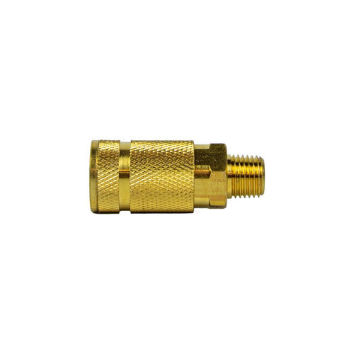 Forney Industries Aro Style Coupler, 1/4 in x 1/4 in MNPT