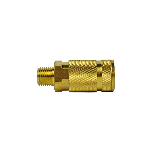 Forney Industries Aro Style Coupler, 1/4 in x 1/4 in MNPT
