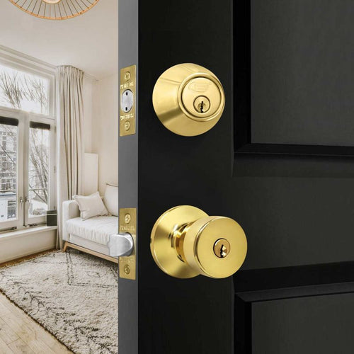 Premier Lock Combo Lockset Tulip Knob