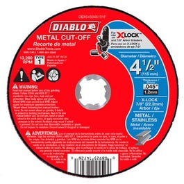 Diablo X-Lock Metal Cut Off Blade, Type 1, 4.5 x .045-In.
